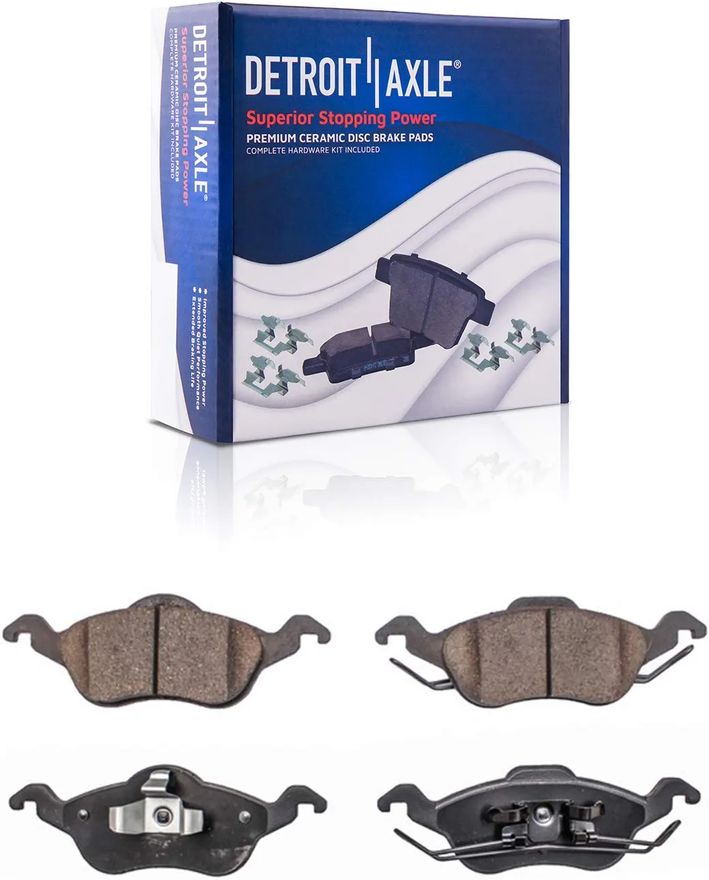 Front Premium Ceramic Brake Pads - P-816 x2