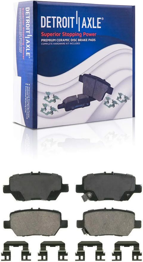 Rear Ceramic Brake Pads - P-1090 x2