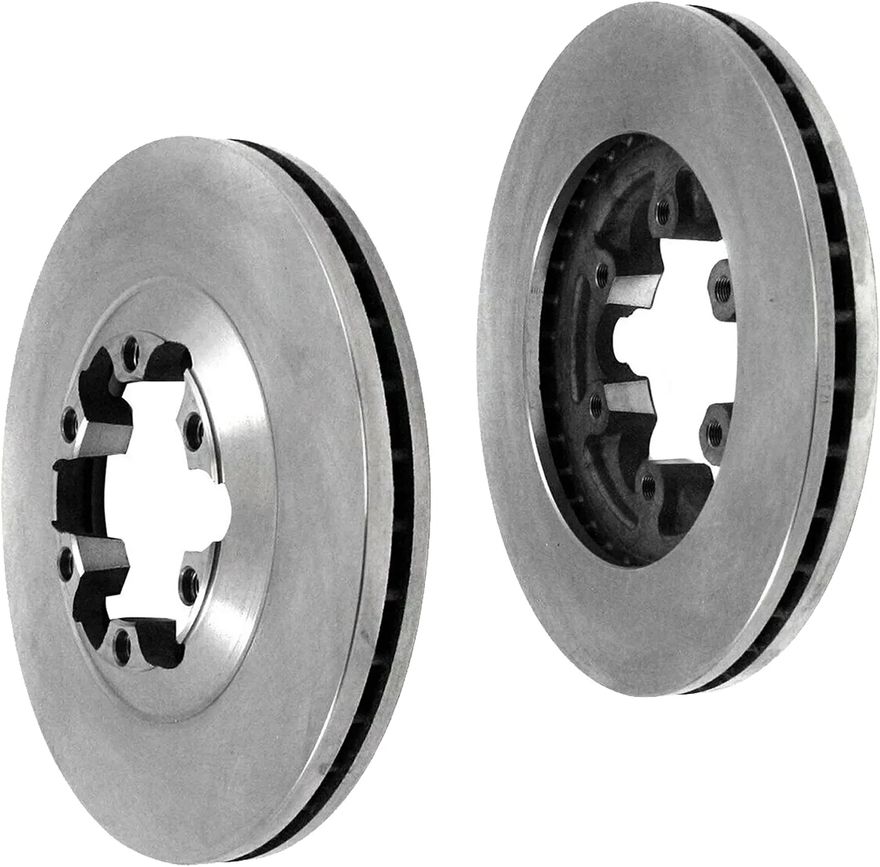 Front Disc Brake Rotors - R-55090 x2