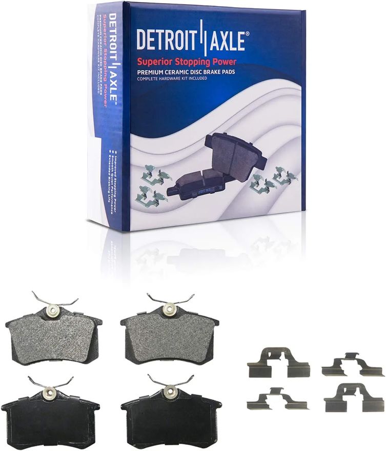 Rear Ceramic Brake Pads - P-340A x2