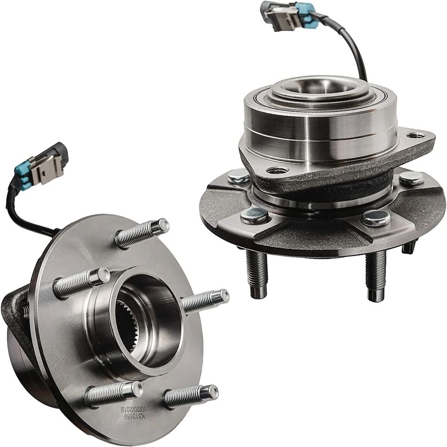 Front Wheel Hub and Bearings - 513189 x2