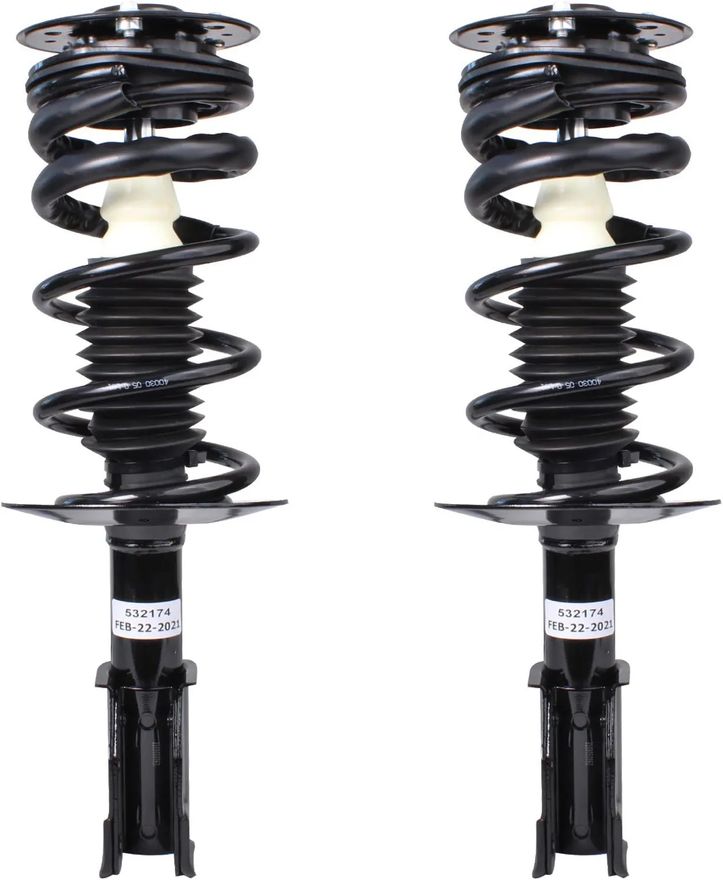 Front Strut w/Coil Spring - 172174 x2