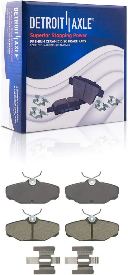 Rear Ceramic Brake Pads - P-610 x2