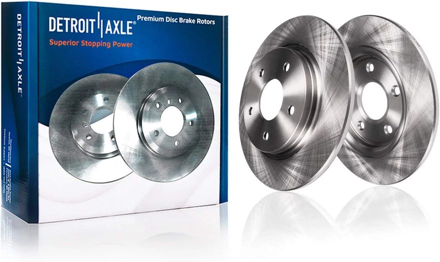 Rear Disc Brake Rotors - R-54025 x2