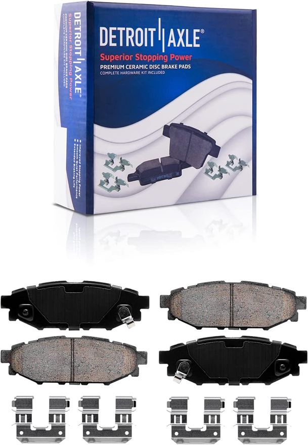 Rear Ceramic Brake Pad - P-1114 x2