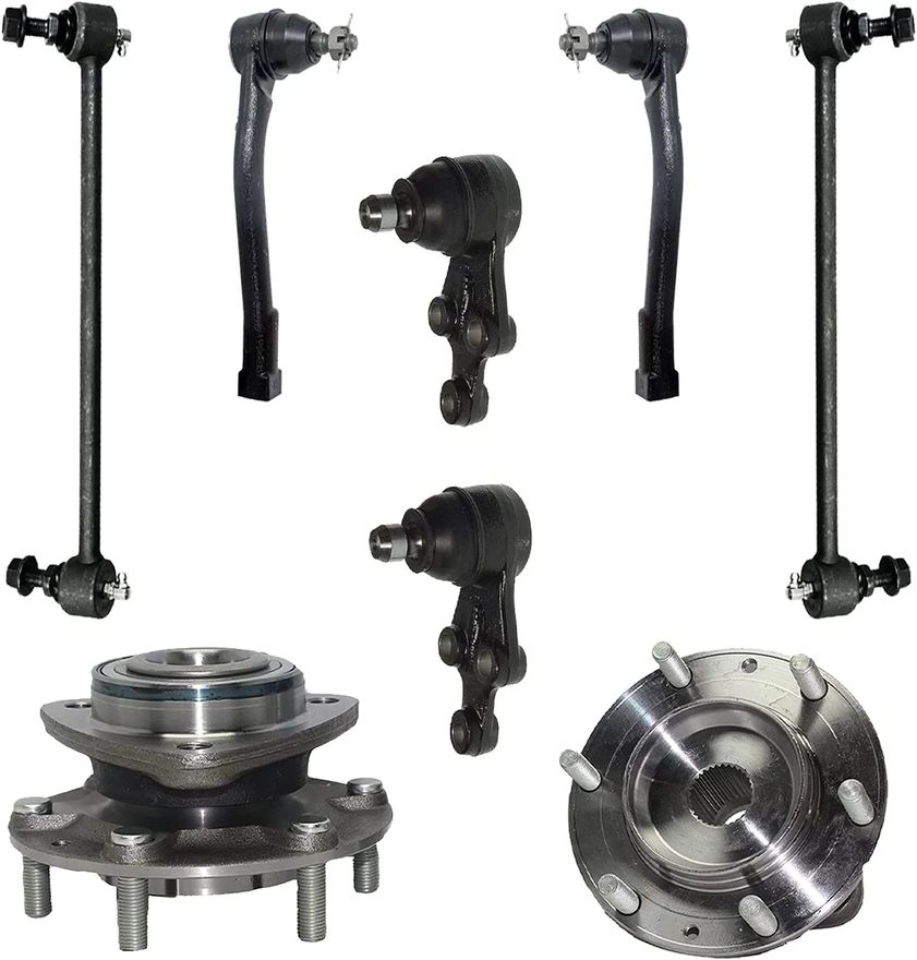 Main Image - Front Wheel Hubs Tie Rods Kit