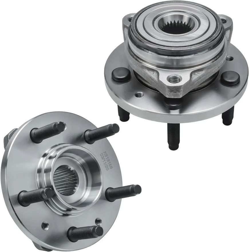 Front Wheel Hub & Bearings - 513156 x2