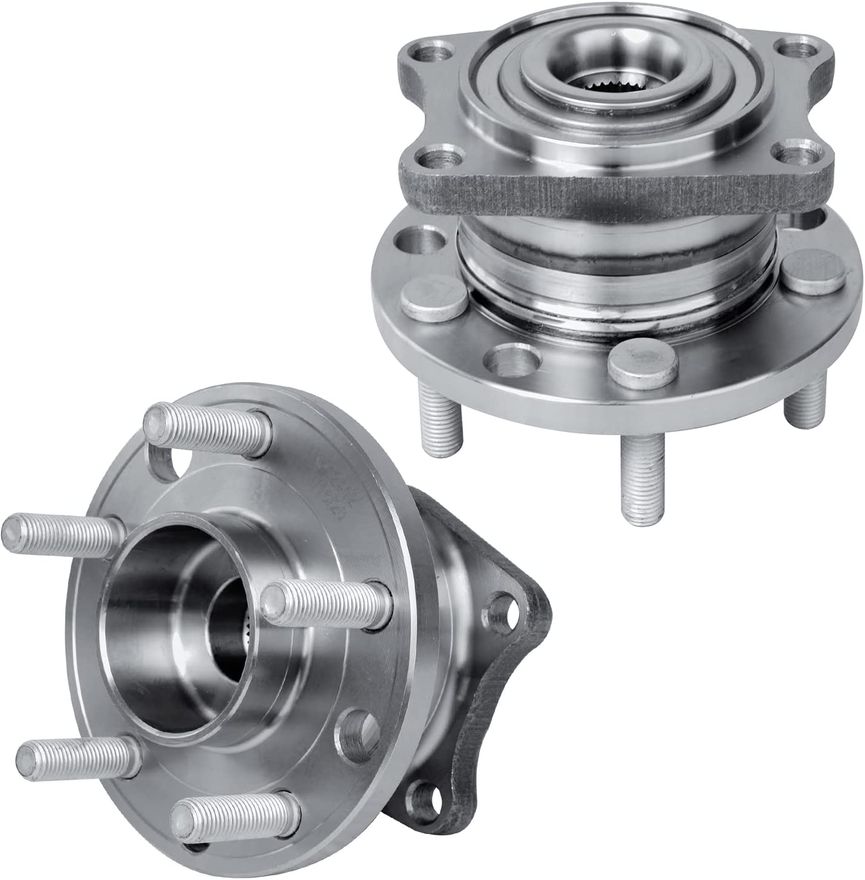 Rear Wheel Hub and Bearings - 512412 x2