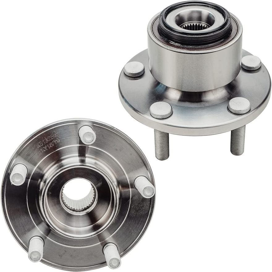 Front Wheel Hub and Bearings - 513255 x2