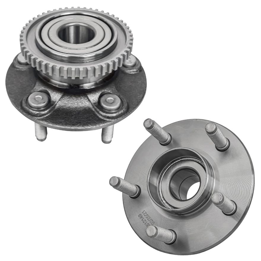 Rear Wheel Hub and Bearings - 512149 x2