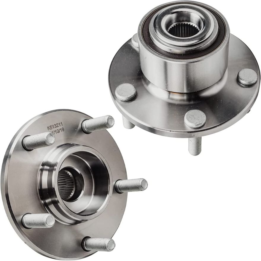 Front Wheel Hub and Bearings - 513211 x2