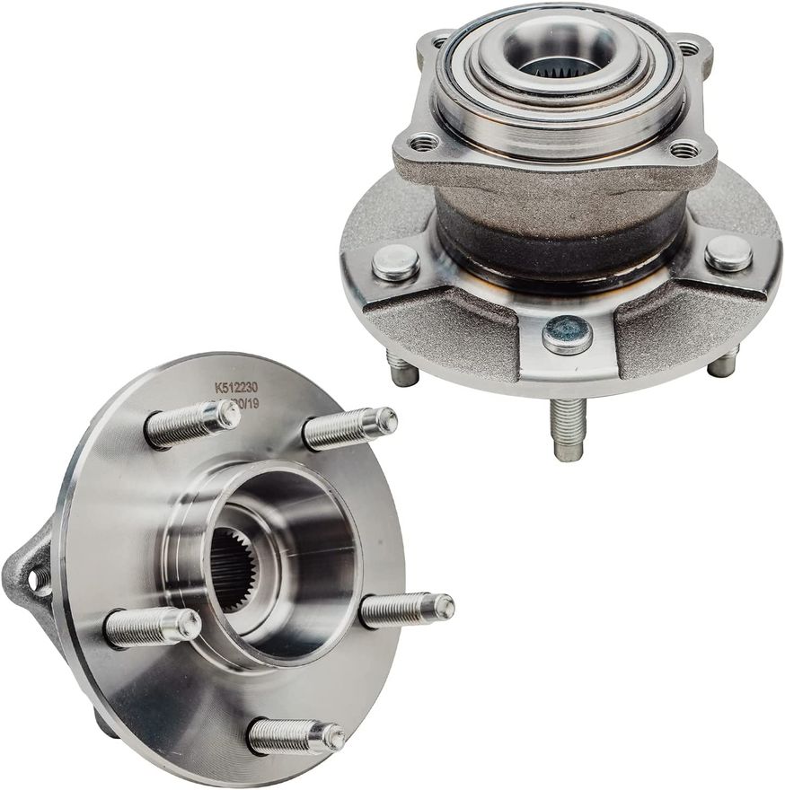 Rear Wheel Hub and Bearings - 512230 x2