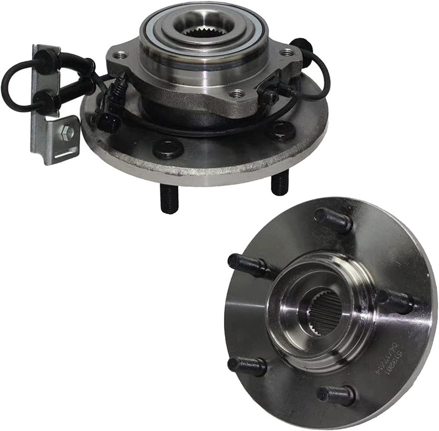 Front Wheel Hub and Bearing - 513261 x2