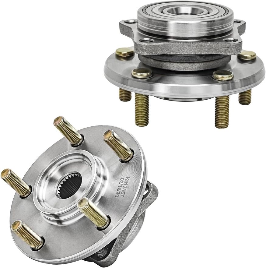 Front Wheel Hub and Bearing - 513157 x2