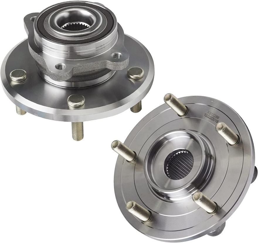 Front Wheel Hub and Bearings - 513286 x2