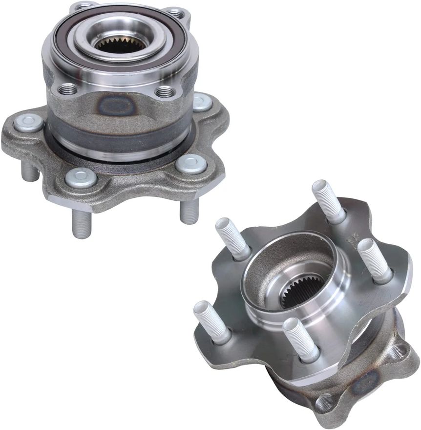 Rear Wheel Hub and Bearing - 512408 x2