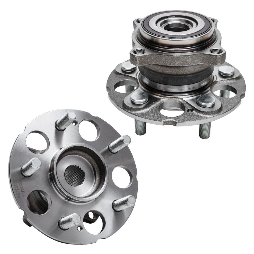 Rear Wheel Hub and Bearings - 512501 x2