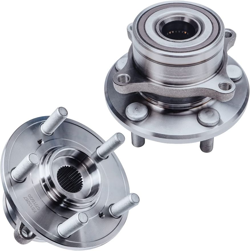 Front Wheel Hub and Bearings - 513267 x2