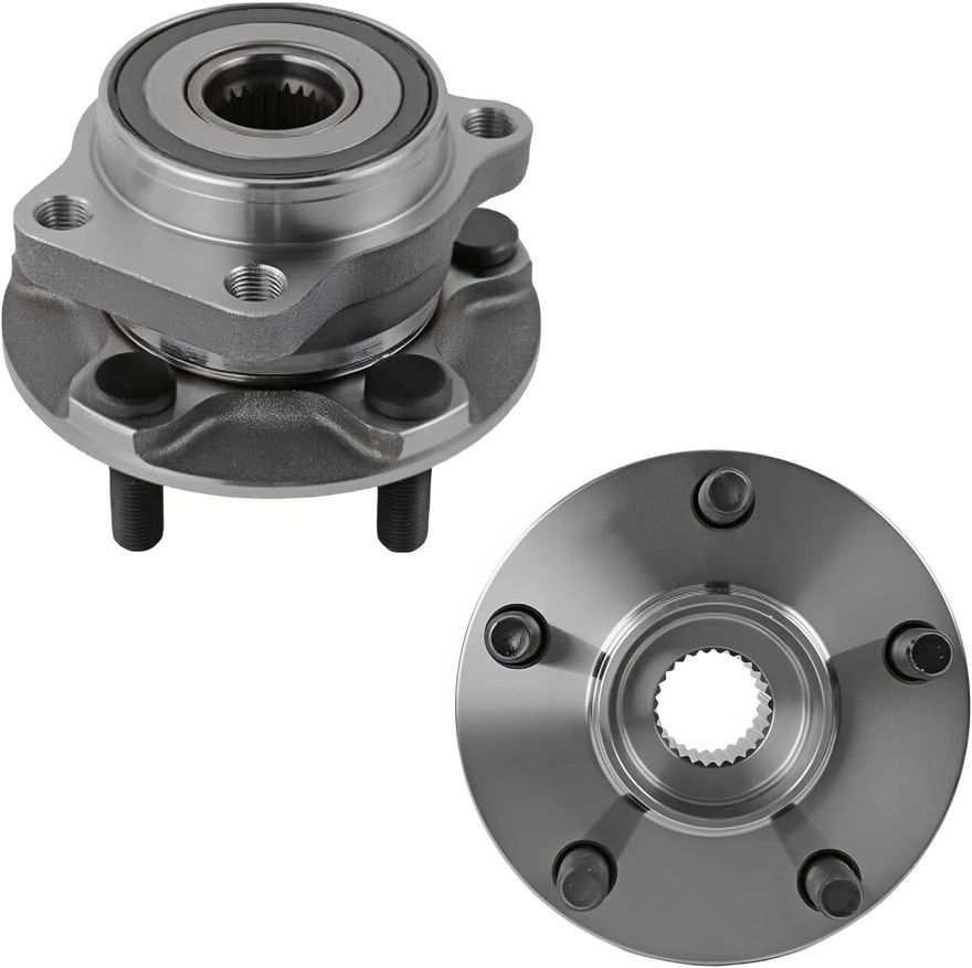 Front Wheel Hub and Bearings - 513413 x2