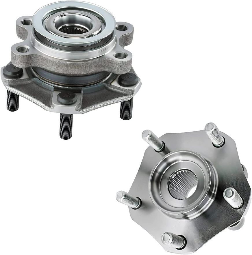 Front Wheel Hub and Bearings - 513364 x2