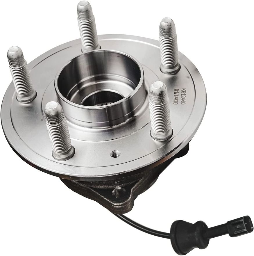 Pair Of Rear Wheel Hub & Bearing Kits For Ford Focus MK2 (2004-2012) With ABS