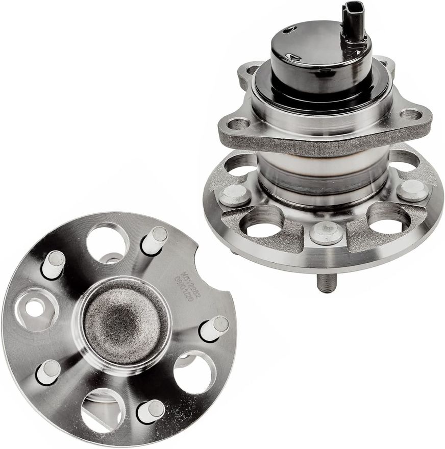 Rear Wheel Hub and Bearings (Pair)