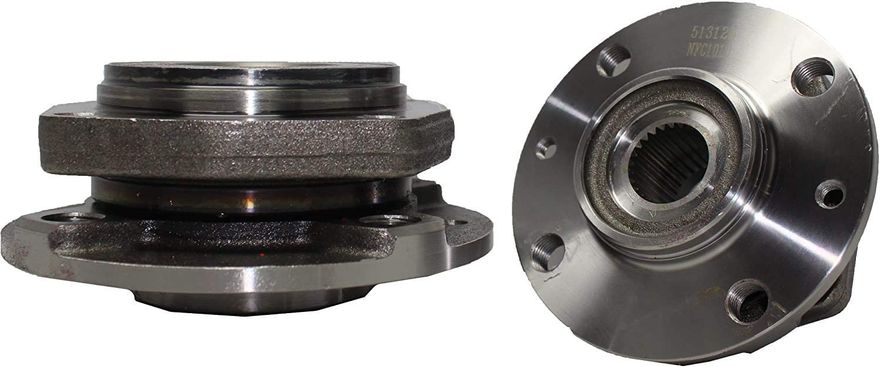 Front Wheel Hub and Bearing - 513126 x2