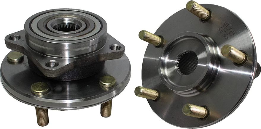 Front Wheel Hub and Bearings - 513157 x2