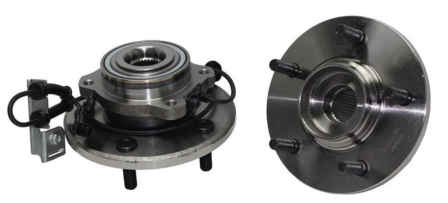 Front Wheel Hub and Bearings - 513261 x2