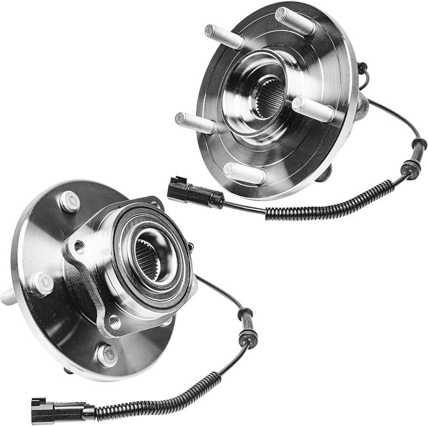 2016 Chrysler Town & Country Front Wheel Hub and Bearings (Pair)