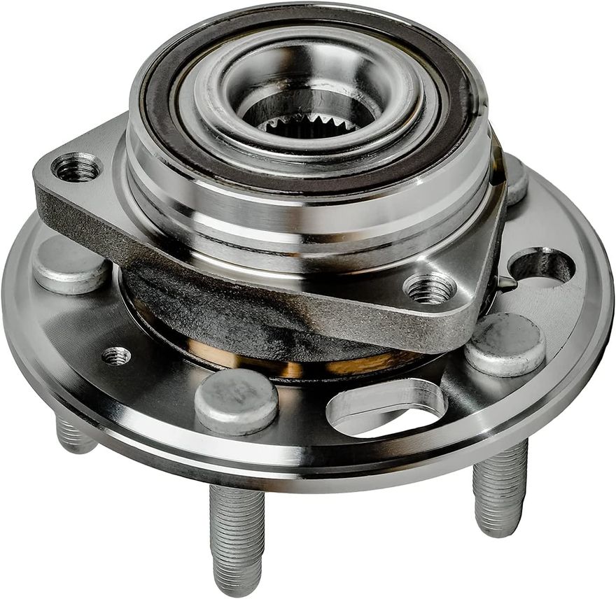 Front Wheel hub and Bearings (Pair)