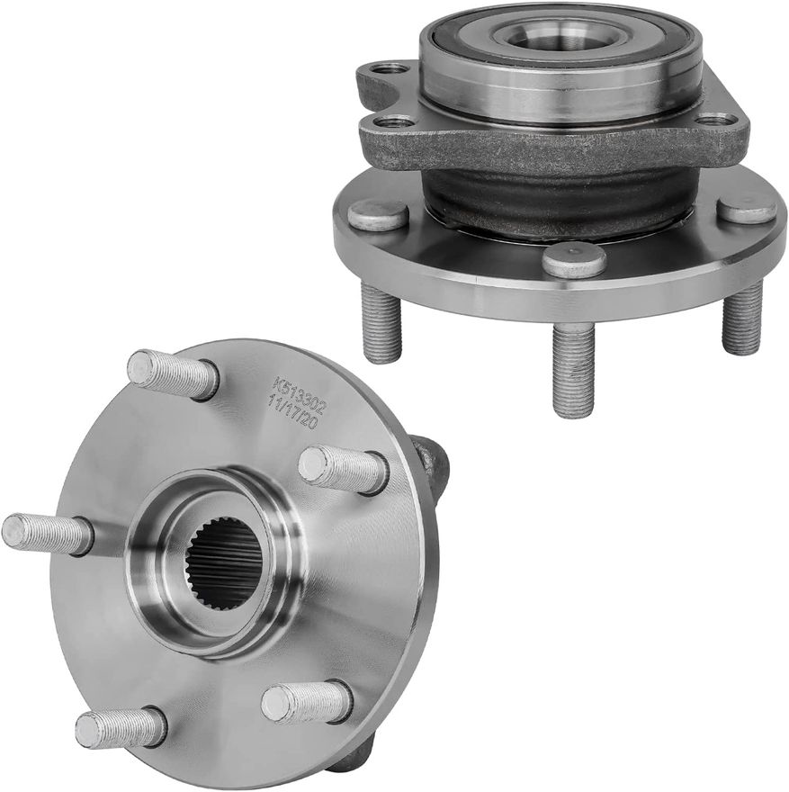 Main Image - Front Wheel Hub and Bearings