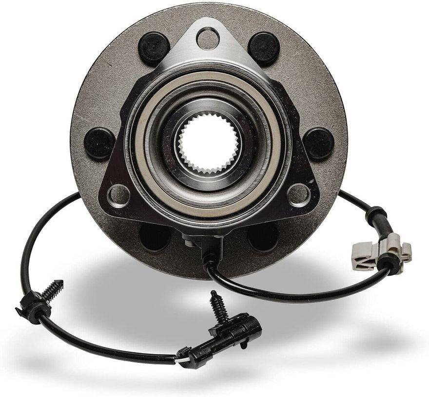 Front Wheel Hub and Bearings (Pair)