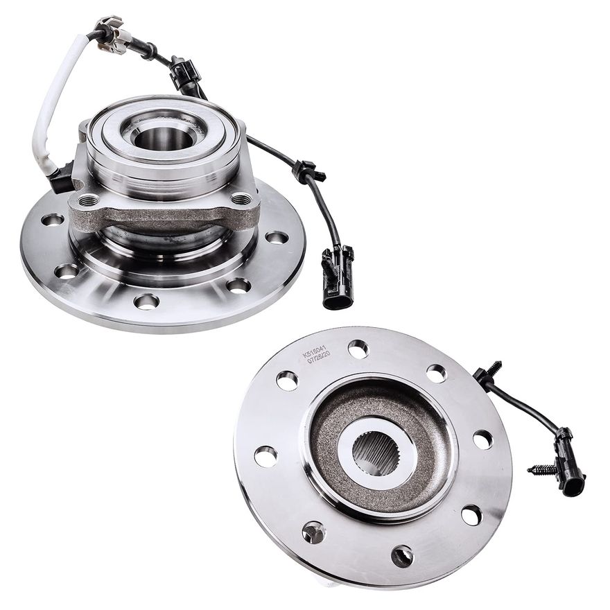 Detroit Axle Front Wheel Bearing & Hub Assembly For Chevy GMC K1500 K2500 K3500 Suburban – 515041, 10-Year Warranty