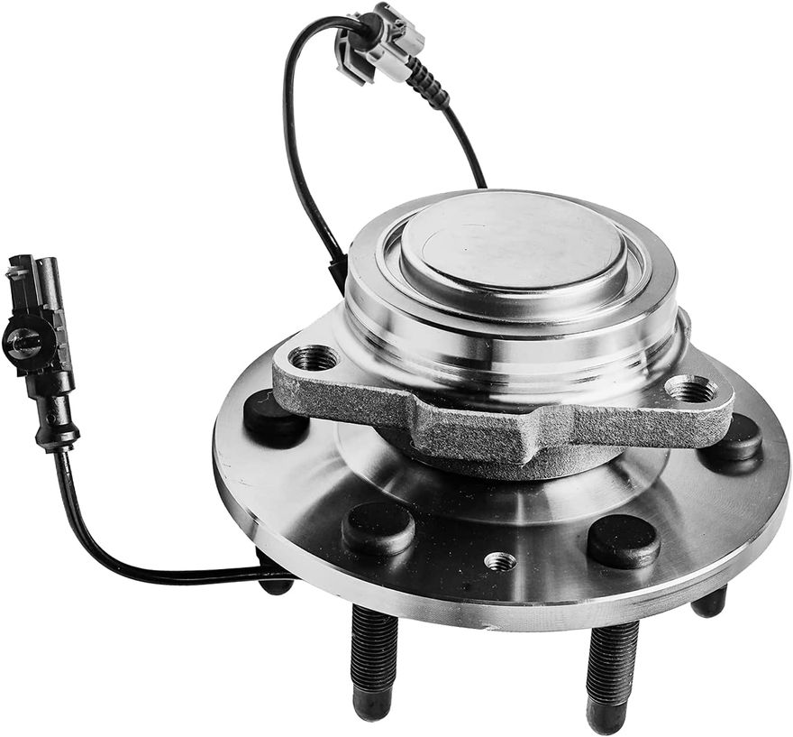 Detroit Axle Front Brake & Hub Kit – Sierra Silverado 1500 – Rotors Pads Bearings Tie Rods