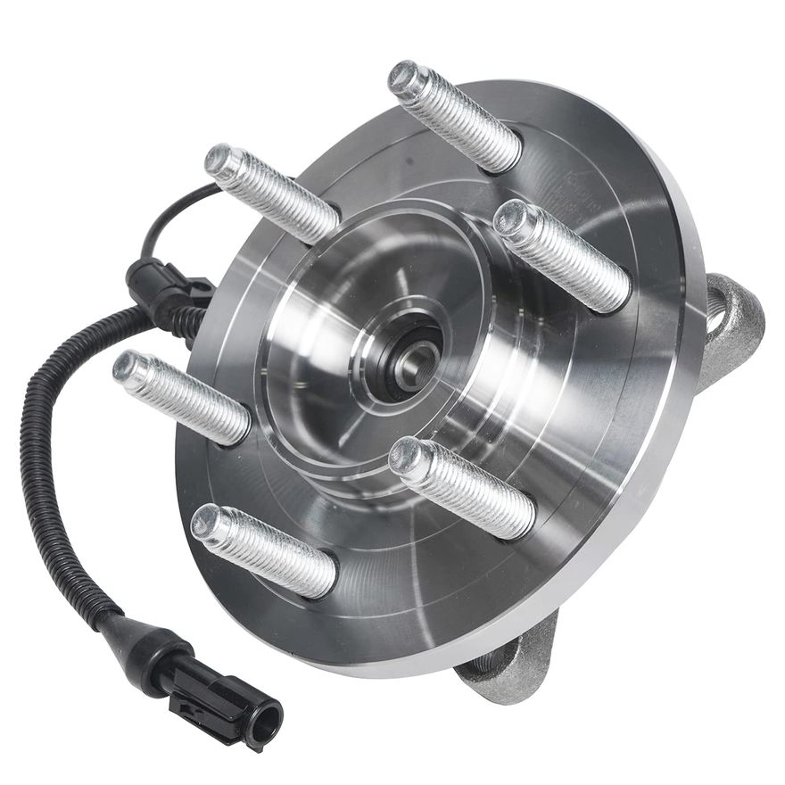 thumbnail image 2 of Pair Of Heavy Duty Front Wheel Bearing & Hub Assemblies For 2009-2010 Ford F-150 4WD (6-Lug) – With ABS, Driver & Passenger Side 2 of 6