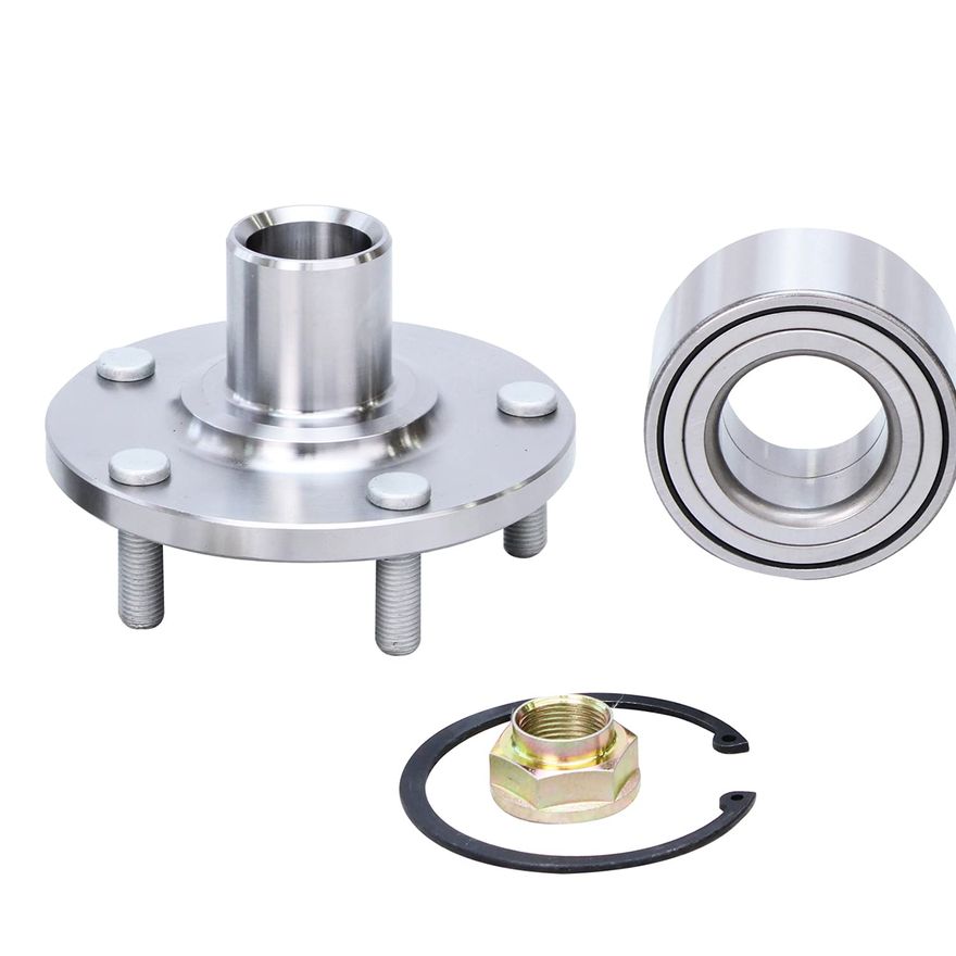 Front Wheel Hub and Bearings - 518508 x2