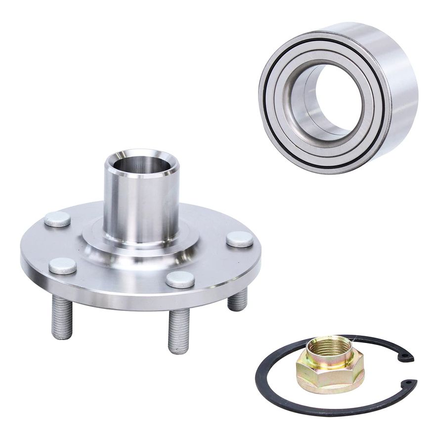 Front Wheel Hub and Bearings - 518508 x2