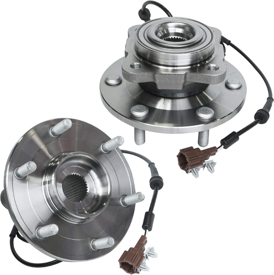 2006 Nissan Armada Rear Wheel Hub and Bearings Pair