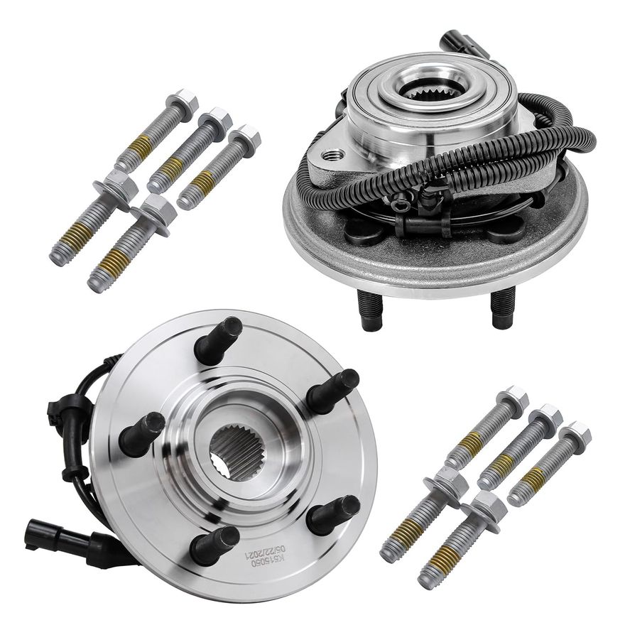 Front Wheel Hub and Bearing - 515050 x2