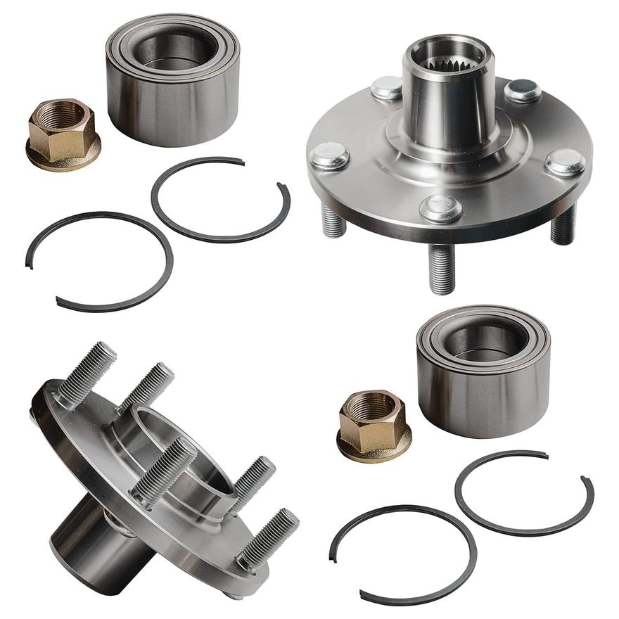 Front Wheel Hub and Bearing - 518516 x2