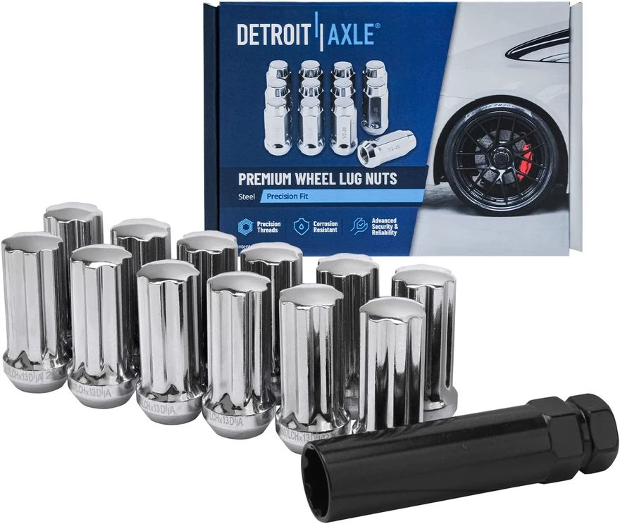 Main Image - Wheel Lug Nuts w/Socket Key