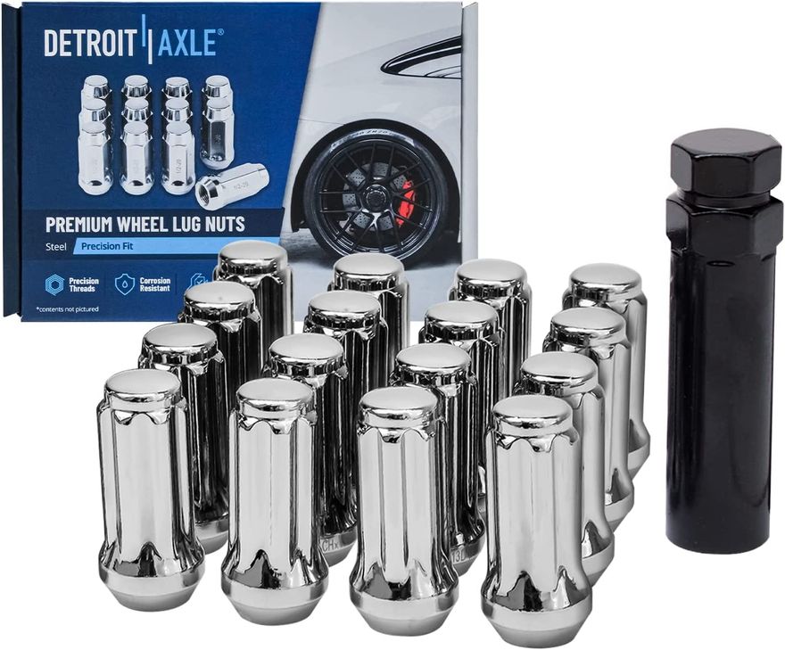 Main Image - Wheel Lug Nuts w/Socket Key