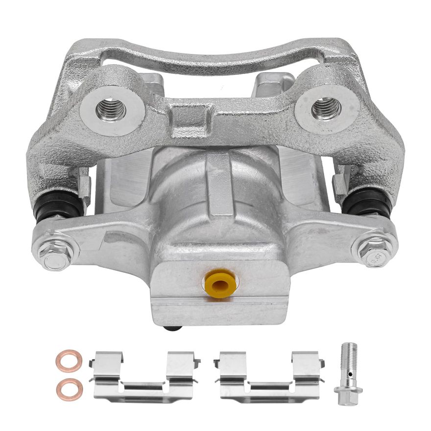 Rear Driver Left Brake Caliper W/ Bracket – For GMC Acadia, Chevy Traverse, Buick Enclave, Cadillac XTS