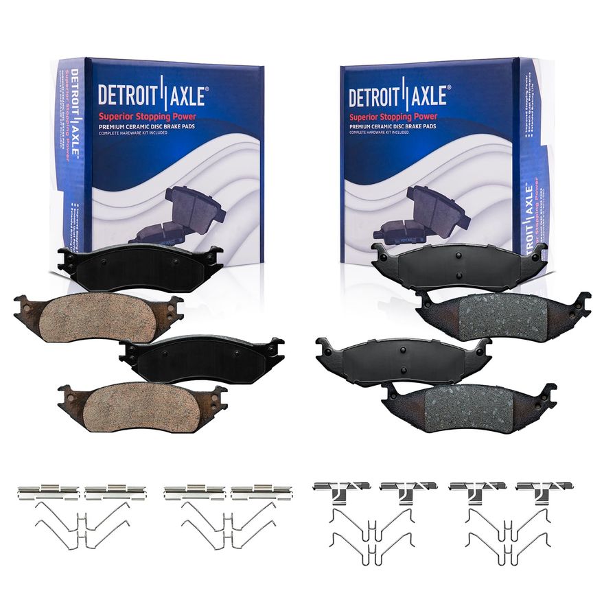 Main Image - Front & Rear Ceramic Brake Pads