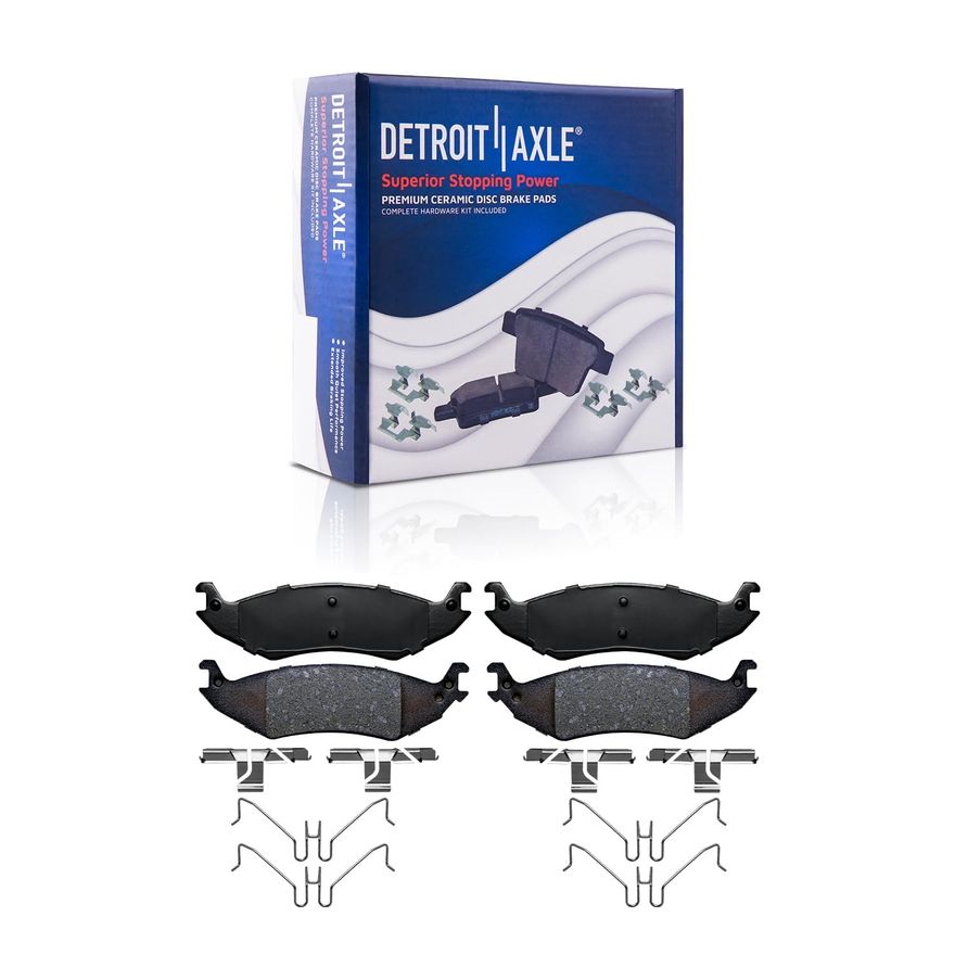 Rear Ceramic Brake Pad - P-1046 x2