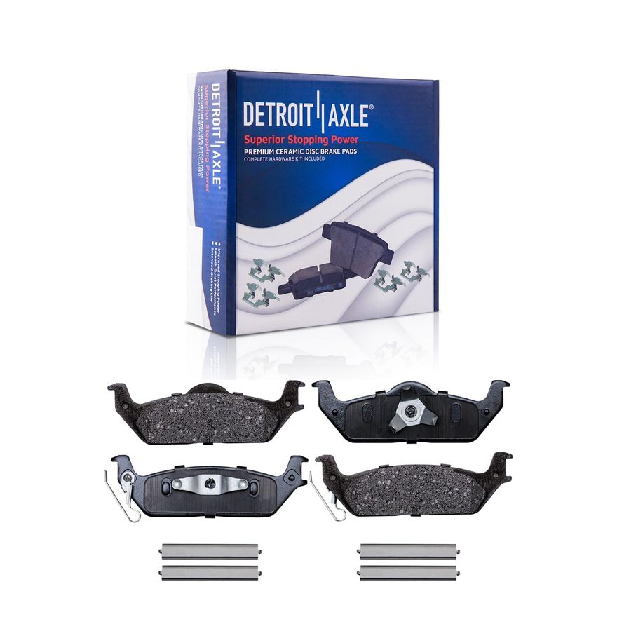 Rear Ceramic Brake Pad - P-1012 x2