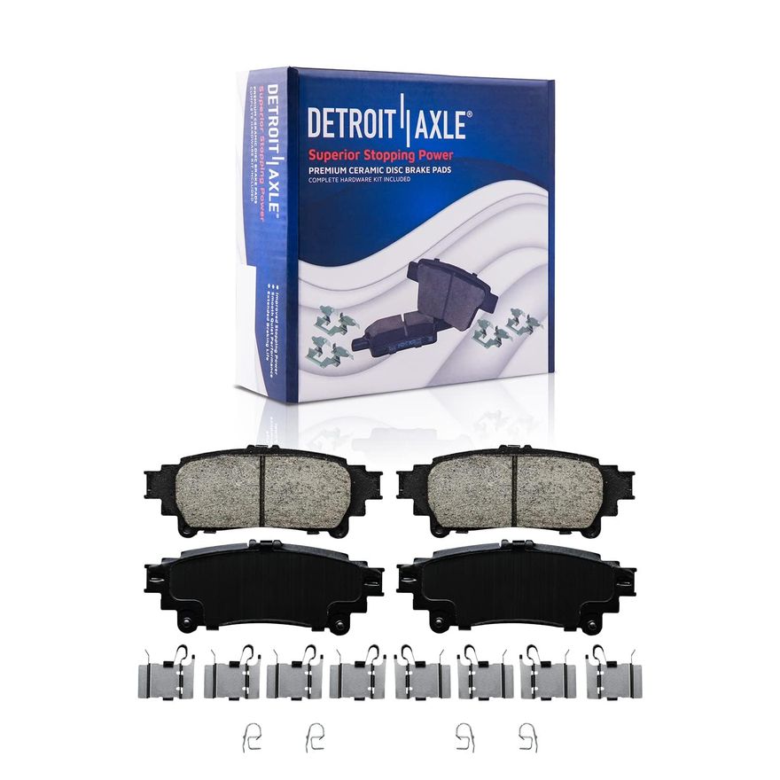 Rear Ceramic Brake Pad - P-1391 x2