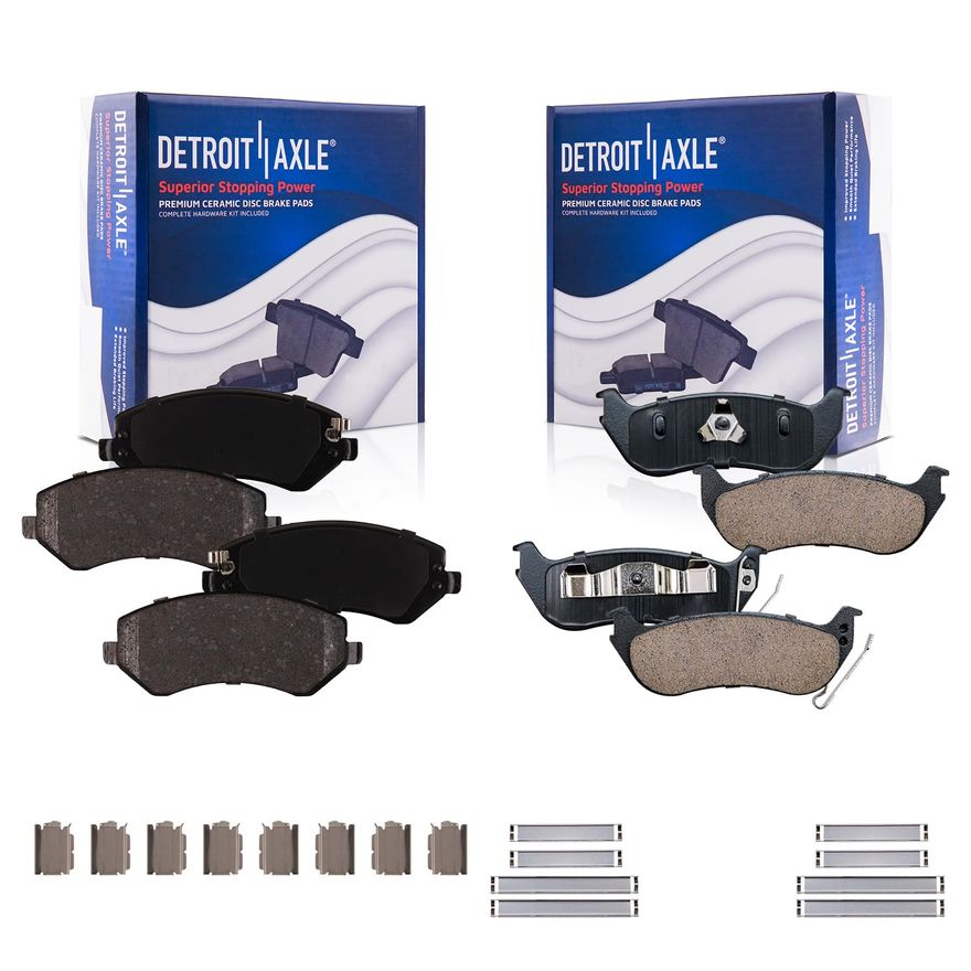 Main Image - Front & Rear Ceramic Brake Pads