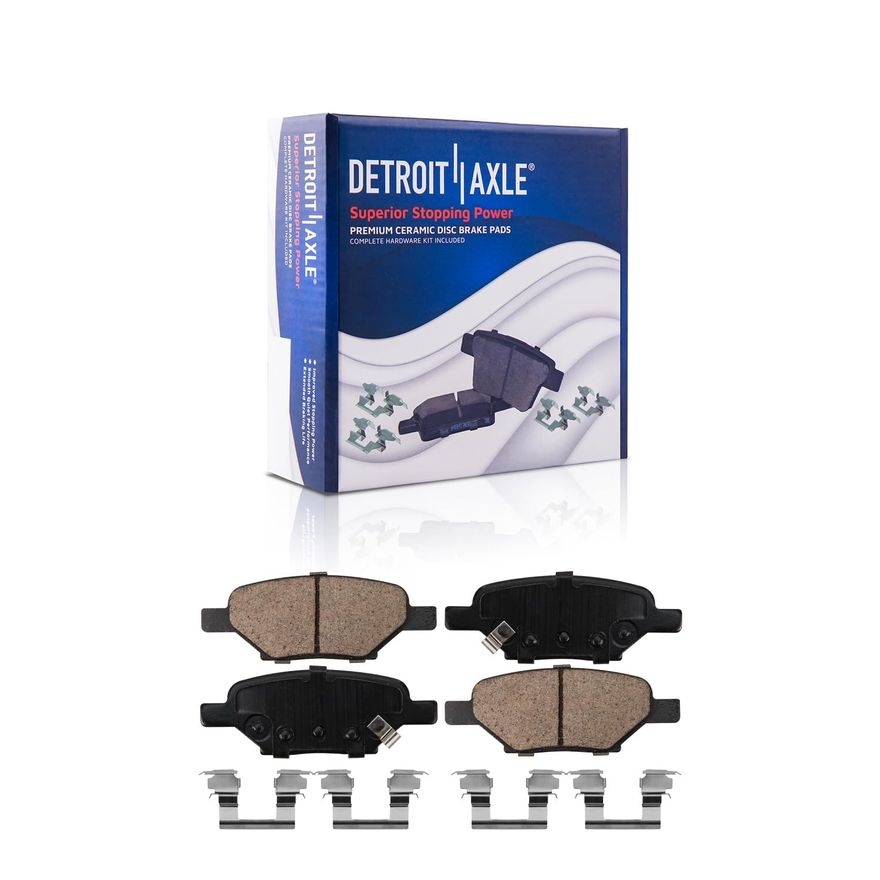 Rear Ceramic Brake Pads - P-1033 x2